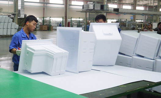 詳解奇美PA-747S冰箱內(nèi)膽板材料押板成型操作條件