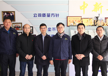 順威股份范總、謝總一行蒞臨青島中新華美交流洽談！