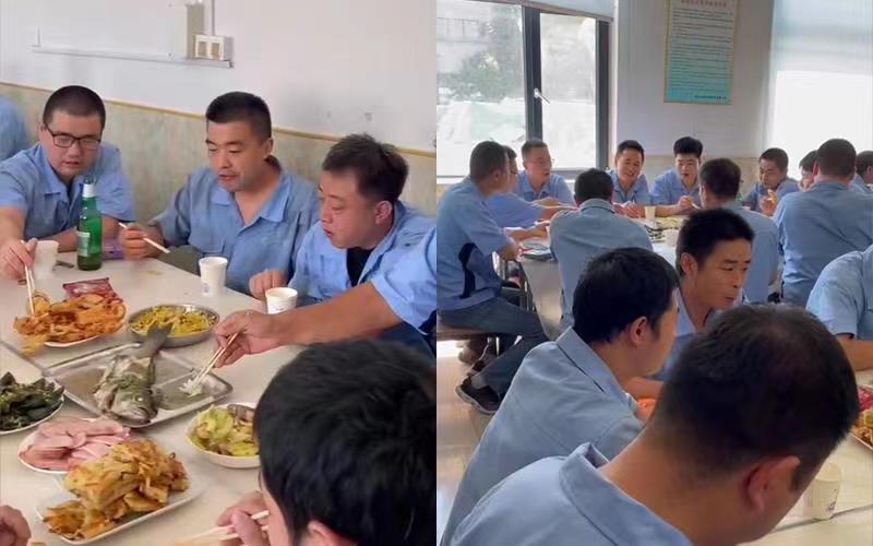 封閉生產(chǎn)，大家在公司度過難忘的中秋